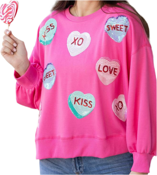 Candy Heart Sweatshirt