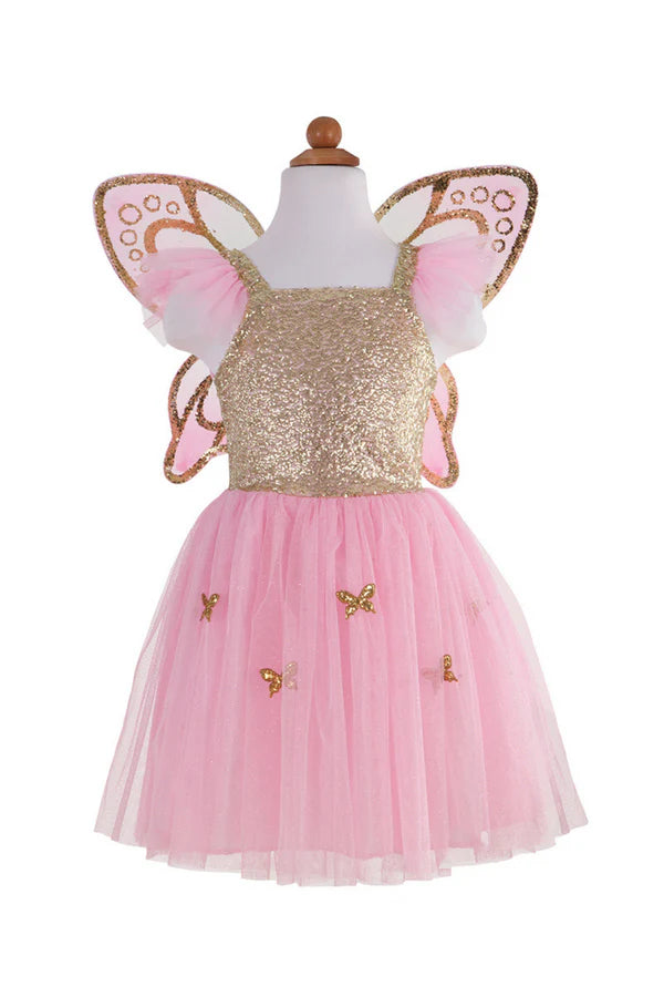gold butterfly dress