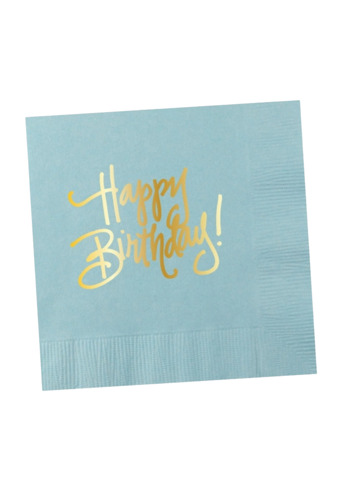 Happy Birthday Napkins by Natalie Chang