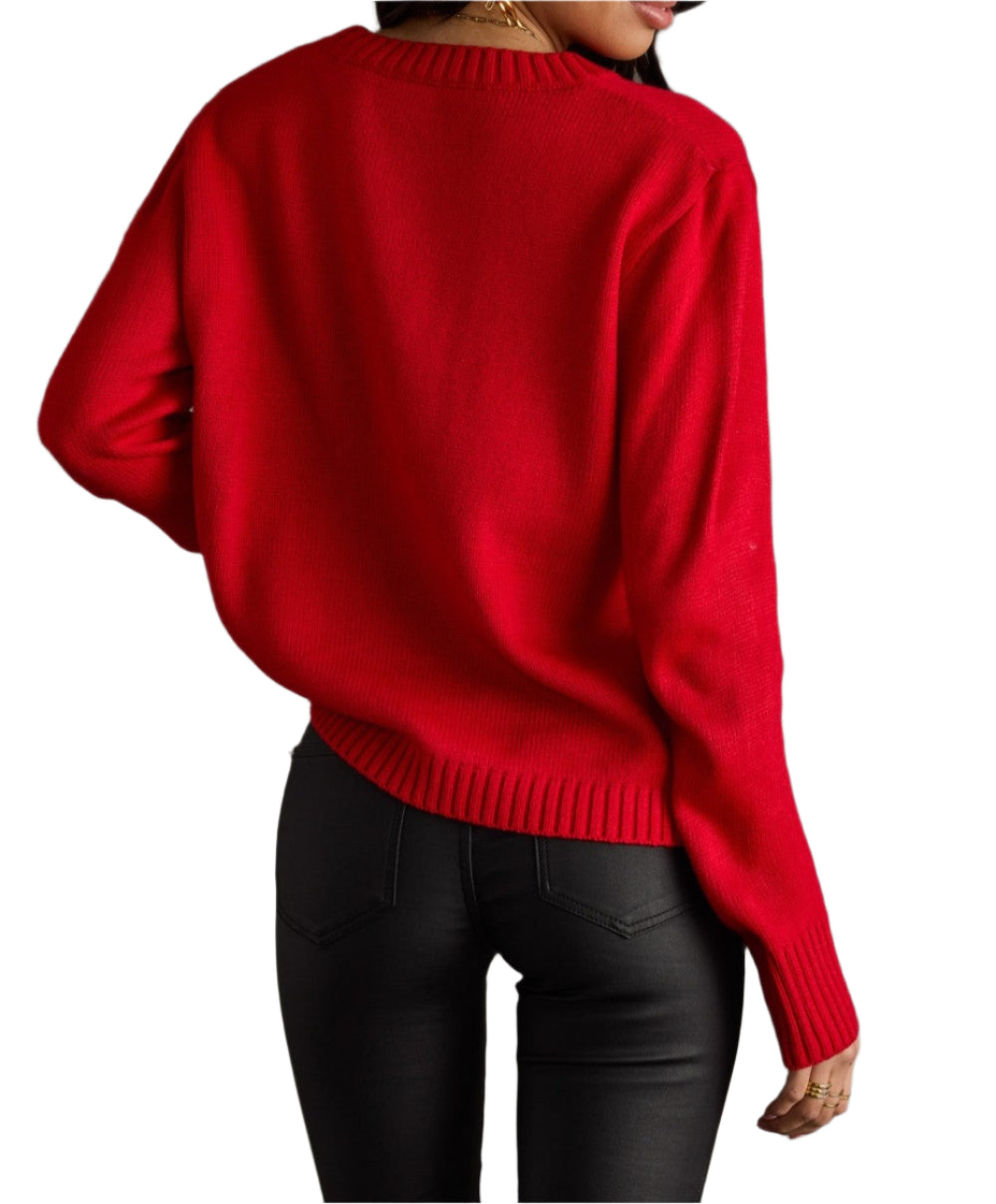 Happy Holidays Knit Sweater