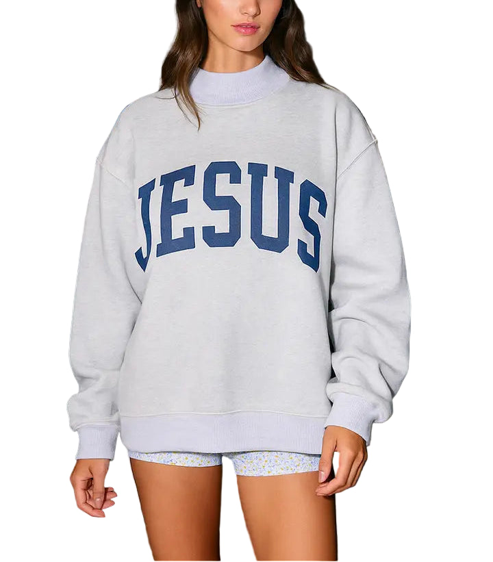 Jesus Reversible Crewneck Sweatshirt