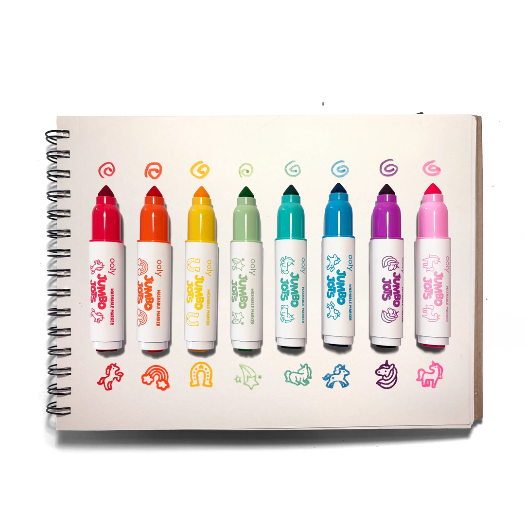 Jumbo Jots: Dual Tip Cone &amp; Stamp Markers