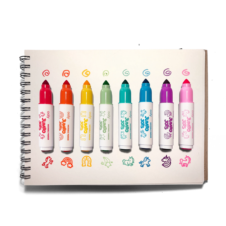 Jumbo Jots: Dual Tip Cone &amp; Stamp Markers