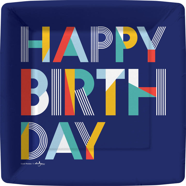 Bold Birthday Tableware