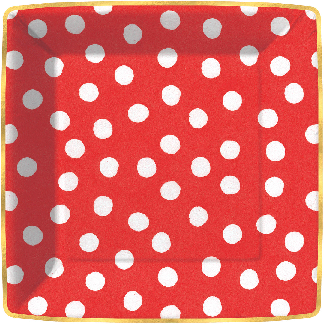 Spot On Polka Dot Tableware - Pickering Boxwood