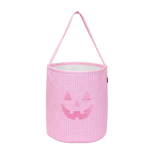 Just in time for spooky season! Our new Trick-Or-Treat Totes elevate trick or treating to a new level. These babies are already embroidered with a halloween Jack-O-Lantern face, all you need to add is a name!

Our new wipeable line is easy to clean! Just wipe and go!