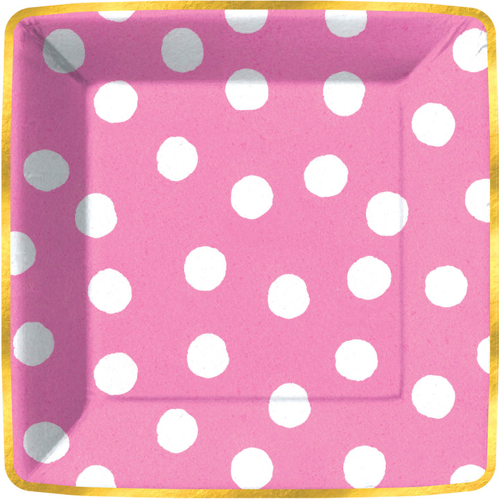 Spot On Polka Dot Tableware in Pink