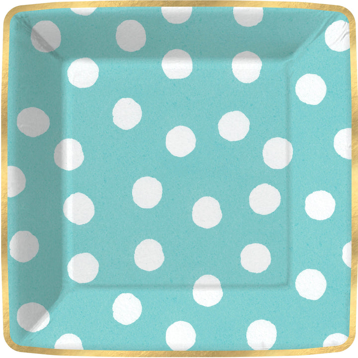Spot On Polka Dot Tableware in Teal