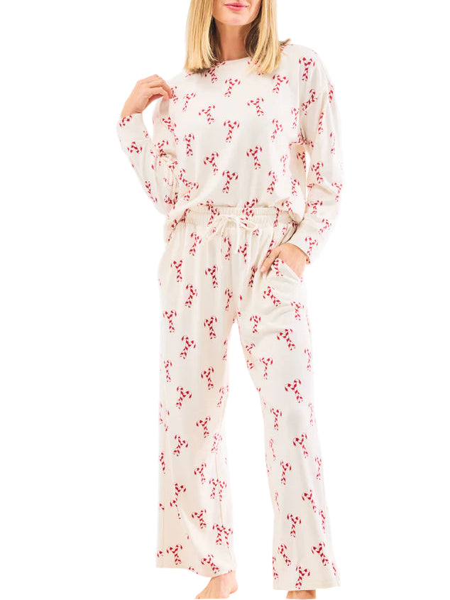 Sophie Candy Cane Pajama Set