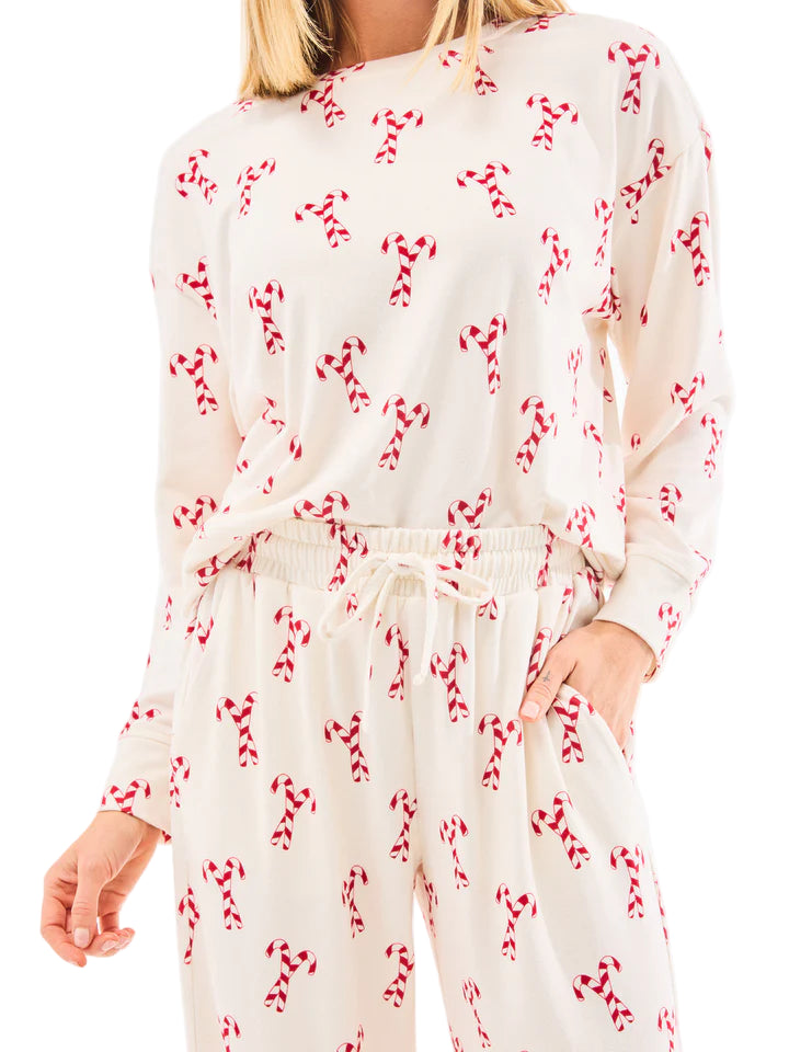 Sophie Candy Cane Pajama Set
