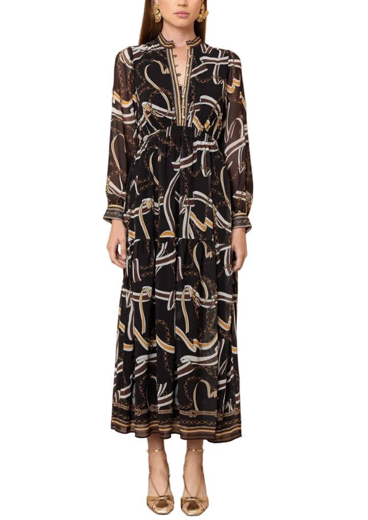 Cielo Chiffon Maxi Dress