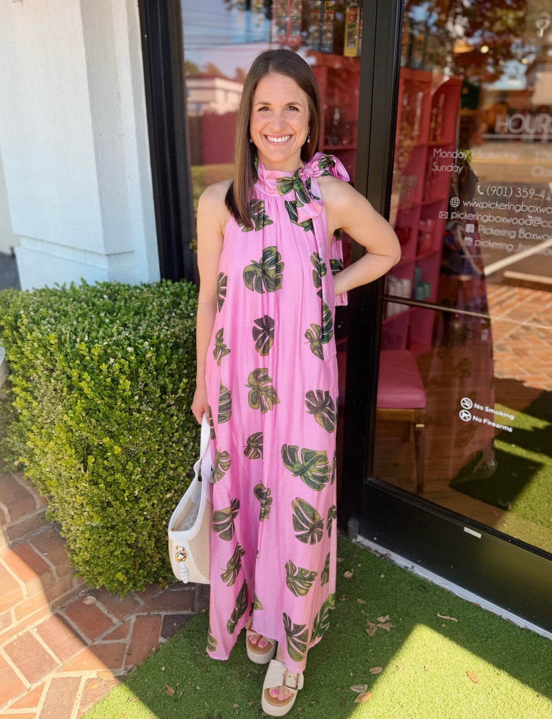 Ophelia Midi Dress - Pickering Boxwood