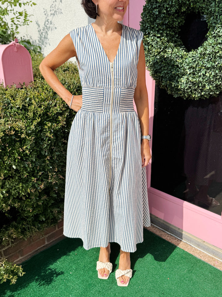 Margaret Striped Maxi Dress