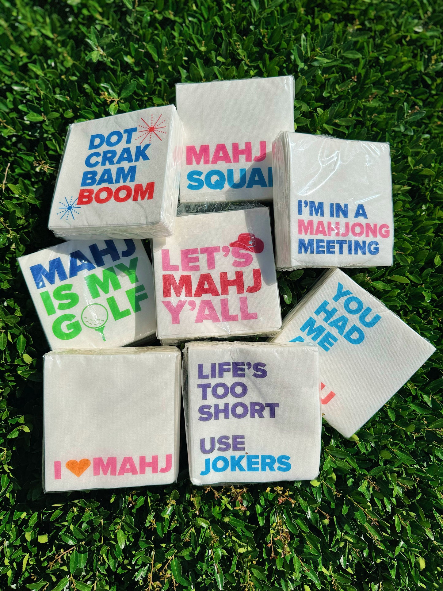 Mahjong Cocktail Napkins