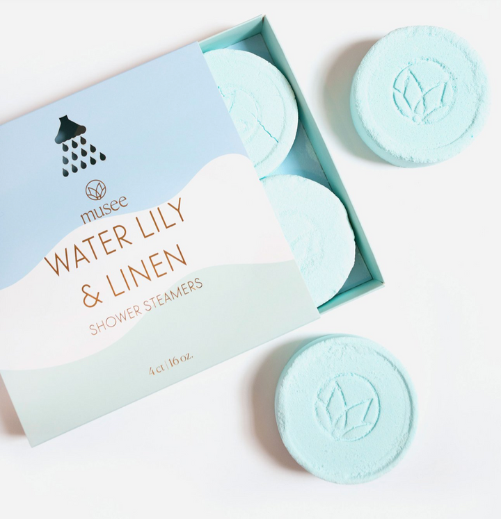 water lily and linen