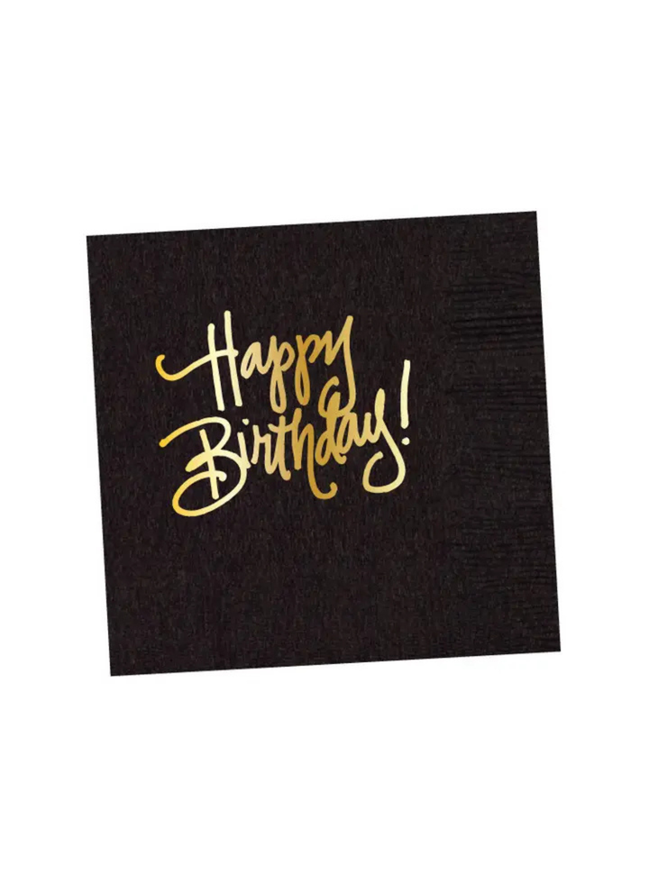 Happy Birthday Napkins by Natalie Chang