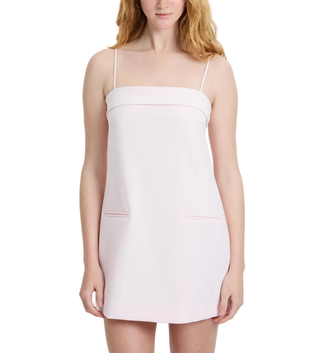 Minimal, but memorable. The Azra Twill&nbsp;Foldover&nbsp;Strappy Dress is cut in crisp twill with a folded neckline and barely-there straps for a clean, modern finish. The mini length keeps it playful, and the pockets give it that effortless, cool-girl balance. The kind of dress that shows up polished — and leaves an impression.&nbsp;

Mini dress
Fabric: structured twill, lightweight
Foldover&nbsp;neckline
Two non-functional pockets&nbsp;