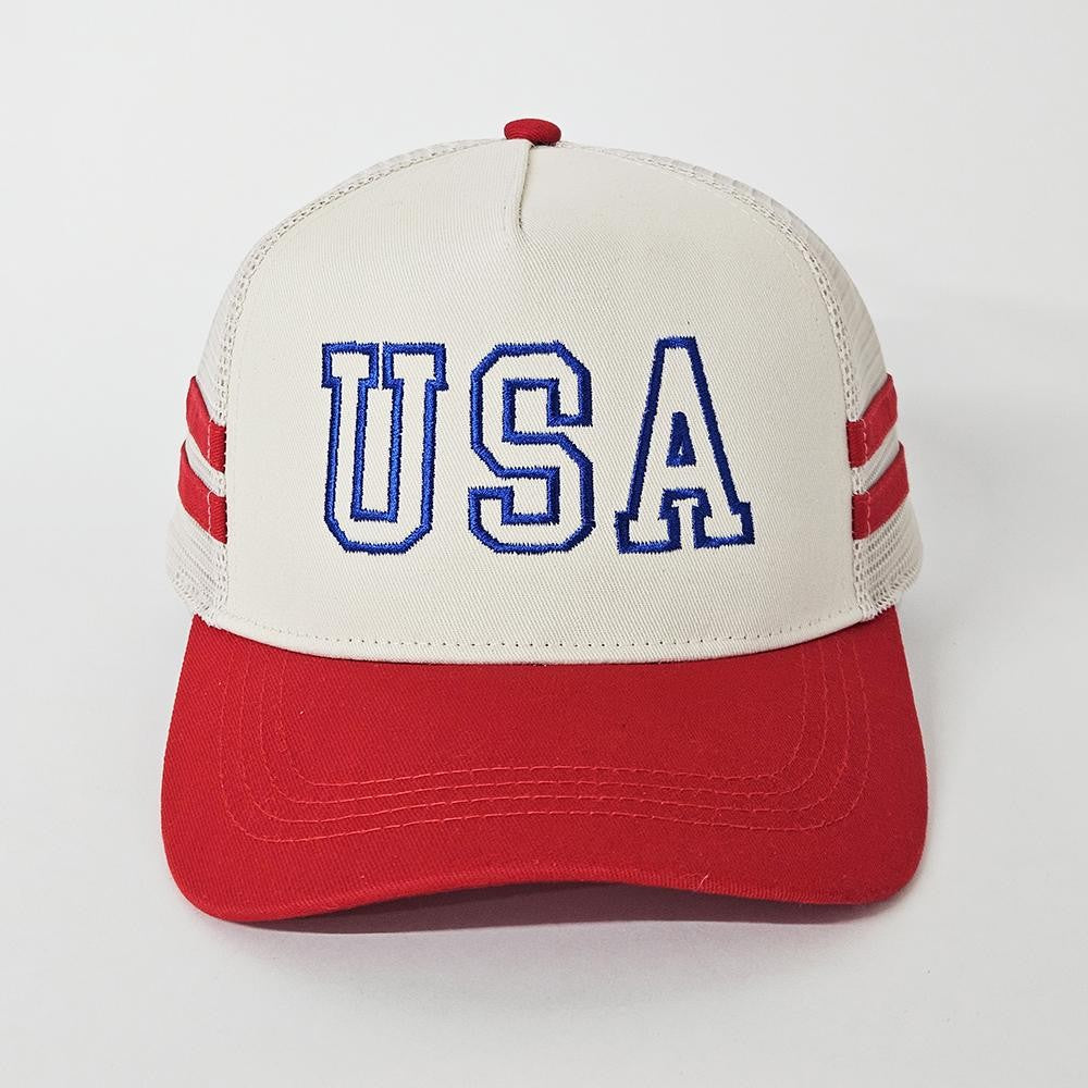 USA Trucker Hat - Pickering Boxwood