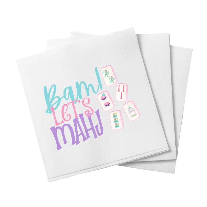 Mahjong Cocktail Napkins