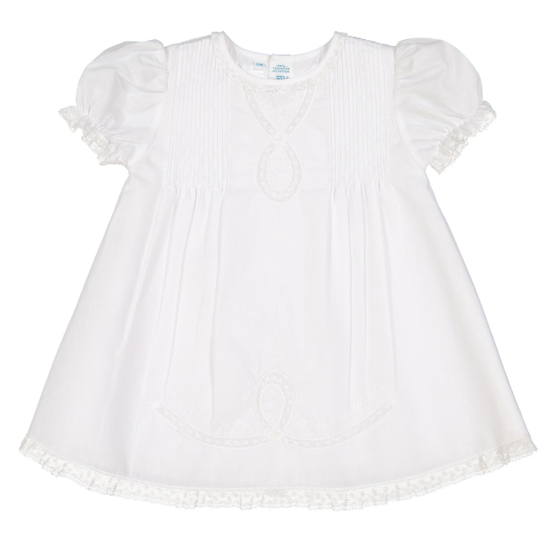 Lace Ribbon Slip Dress by Feltman Brothers