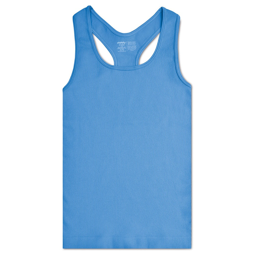 Ribbed Racerback Tank Top - Pickering Boxwood