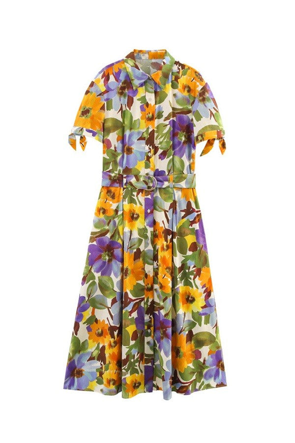 Layla Floral Midi Dress