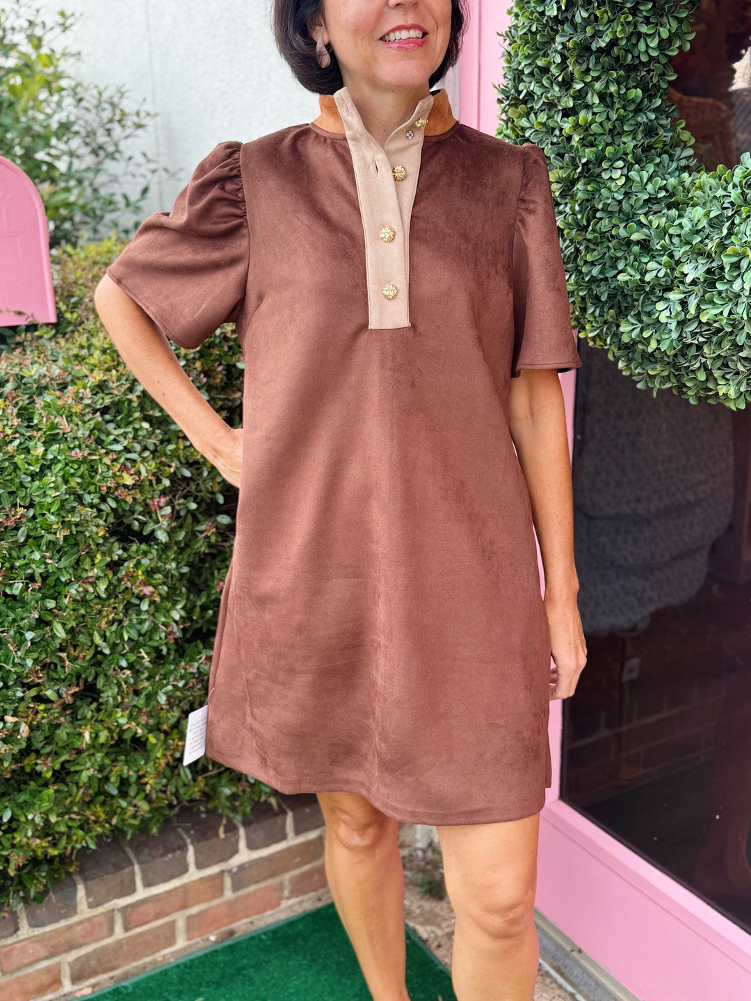 Hailey Suede Dress