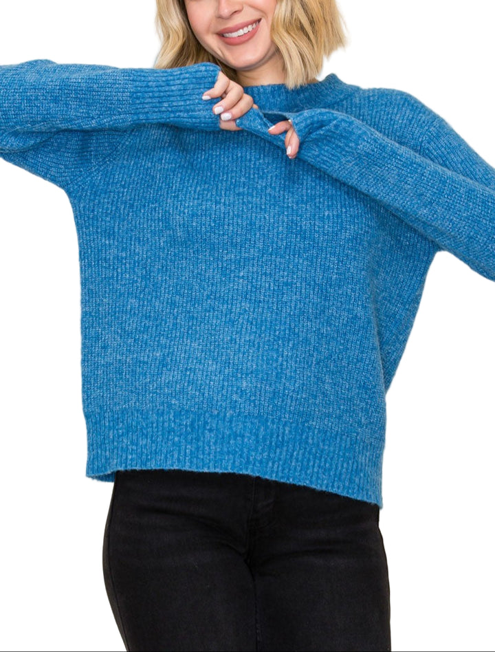 Wrap yourself in cozy charm with the Janis Crew Neck Sweater. Its ribbed crew neck adds a fun texture twist, while the soft fabric hugs you like a gentle hug from your favorite plush toy. Perfect for playful layering or solo style, this sweater keeps comfort front and center with a dash of effortless flair.