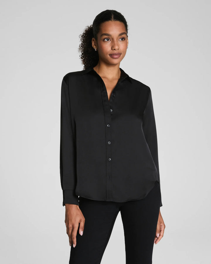 Better Than Silk Button Down by Spanx