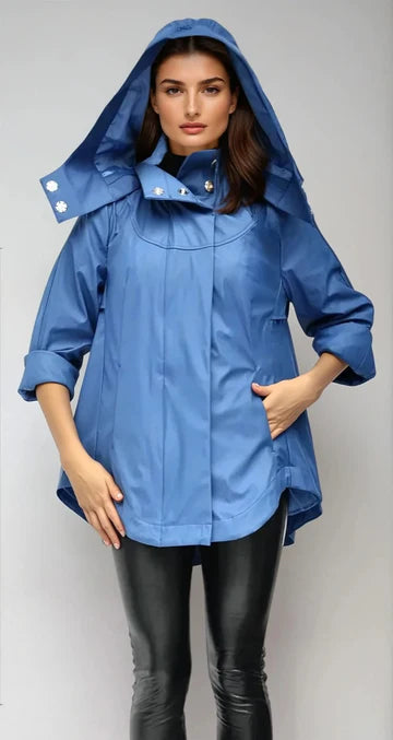 Nia Rain Jacket by Ciao Milano - Pickering Boxwood