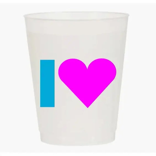 “I Love Mahj” Frost Flex Cups