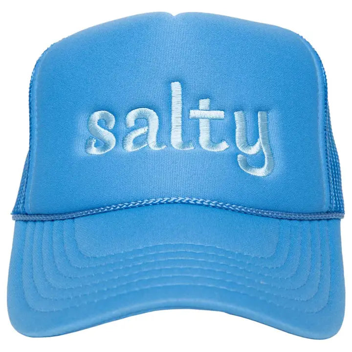 Salty Embroidered Trucker Hat
