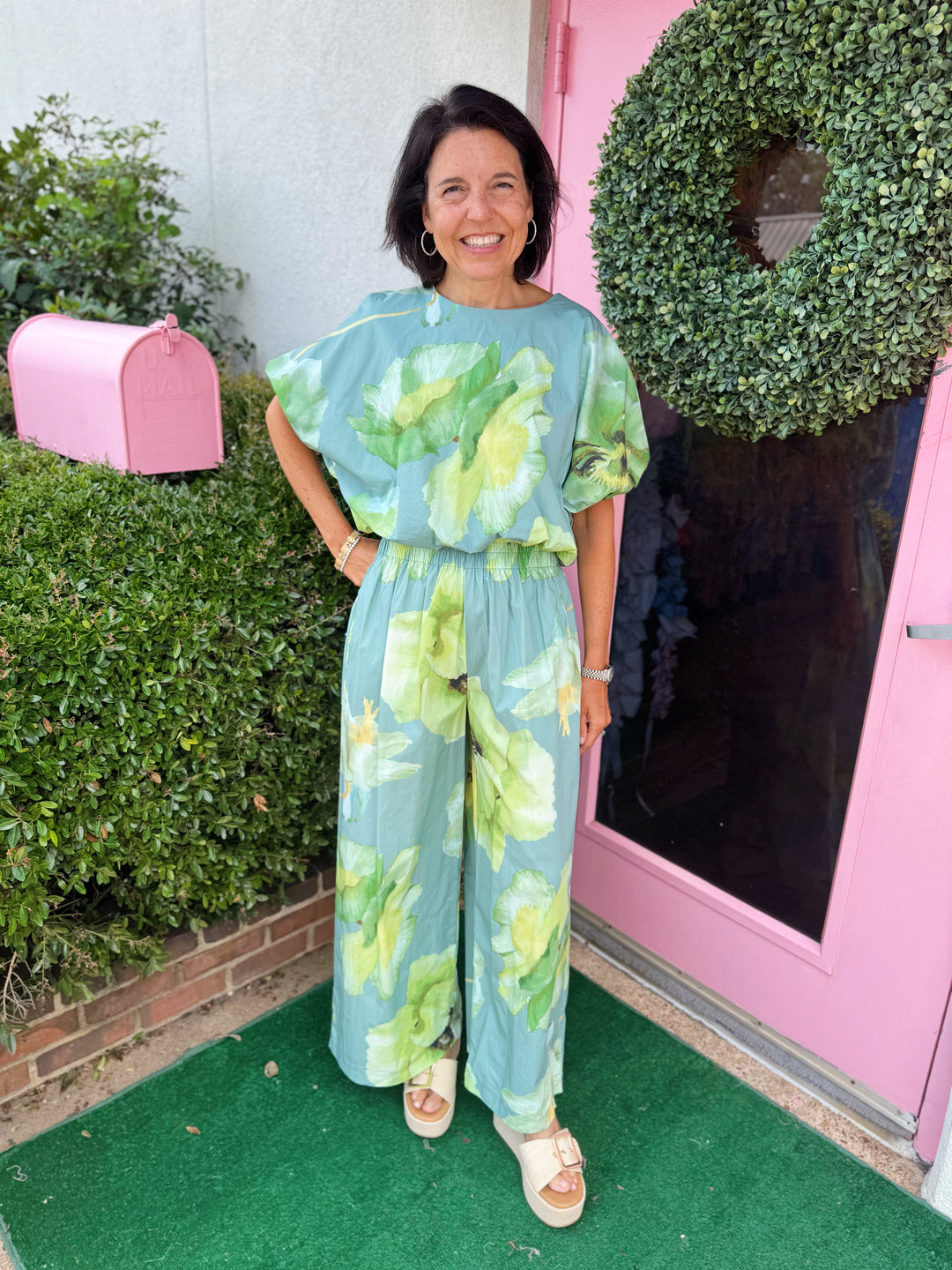 Hailey Floral Pant Set
