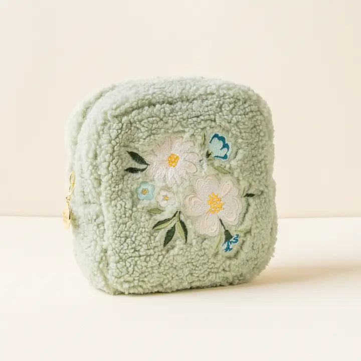 Dainty Floral Teddy Pouch