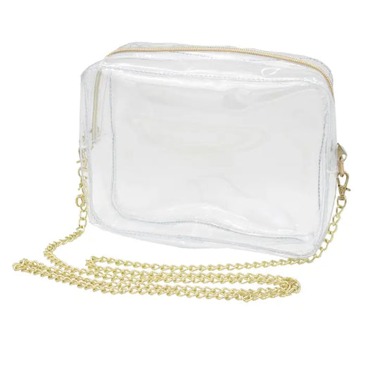 Clear Camera Crossbody Bag