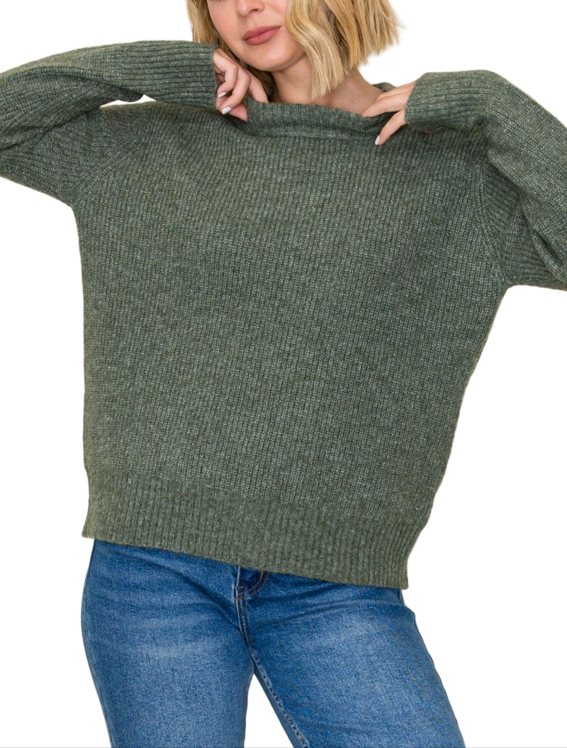 Wrap yourself in cozy charm with the Janis Crew Neck Sweater. Its ribbed crew neck adds a fun texture twist, while the soft fabric hugs you like a gentle hug from your favorite plush toy. Perfect for playful layering or solo style, this sweater keeps comfort front and center with a dash of effortless flair.