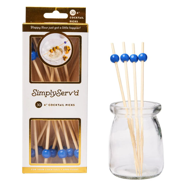 Large Party Picks - 6in - Pickering Boxwood