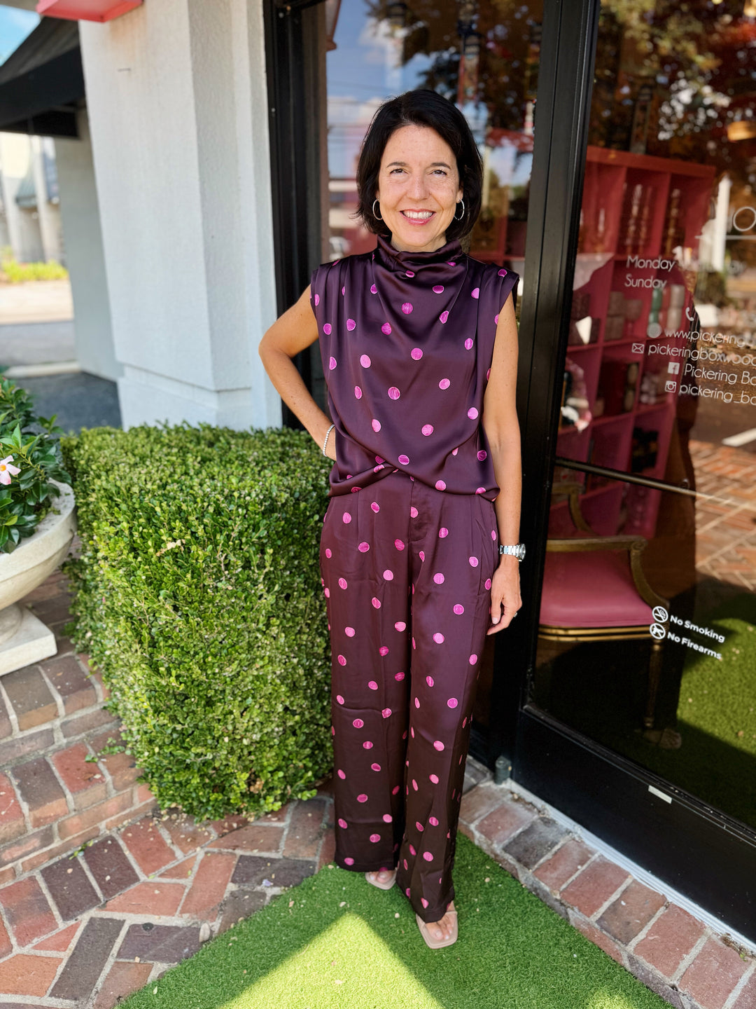 Susan Polka Dot Pant Set