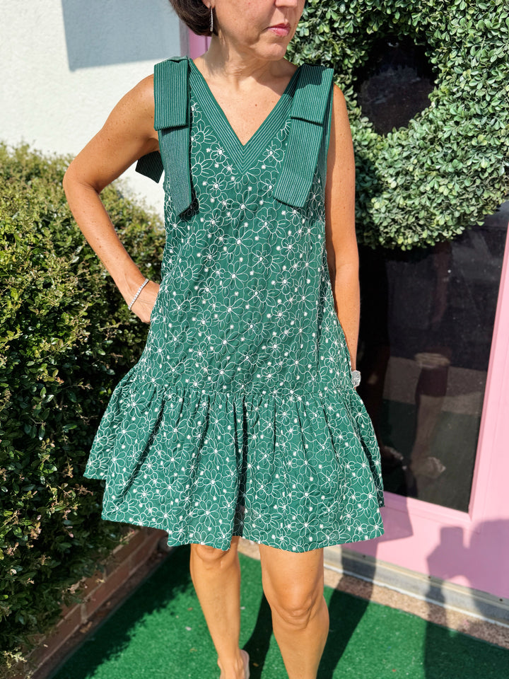 Isabella Floral Embroidered Dress