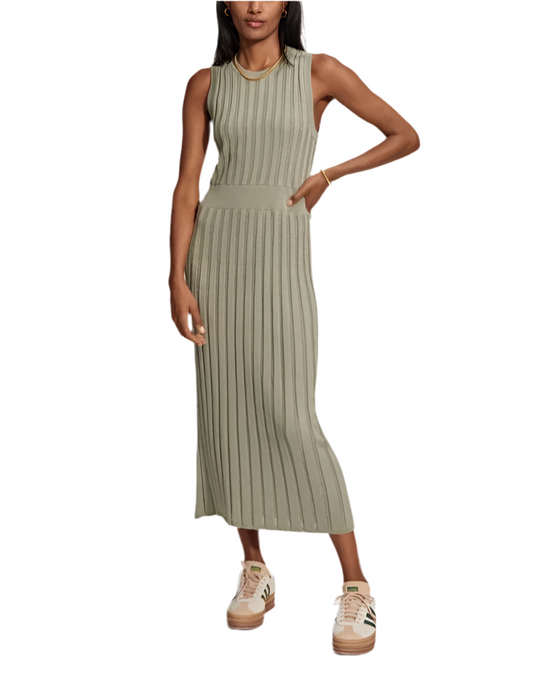 Florian Knit Dress in Seagrass by Varley