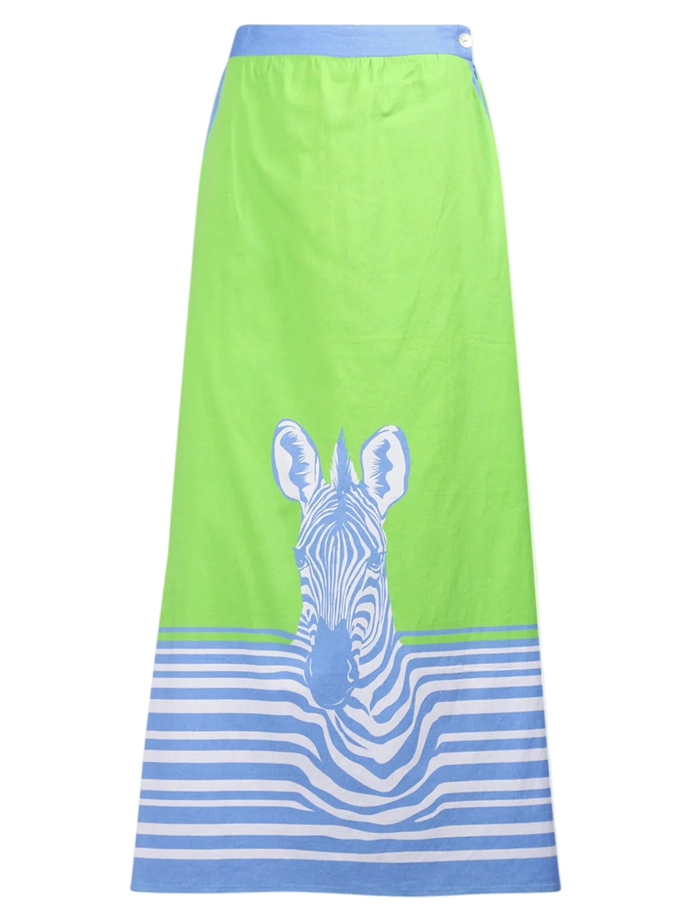 Aix Skirt in Zebra Lime by Isla Payal - Pickering Boxwood