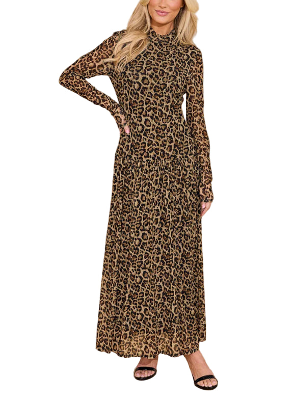 Mochi Dress in Leopard by Alden Adair