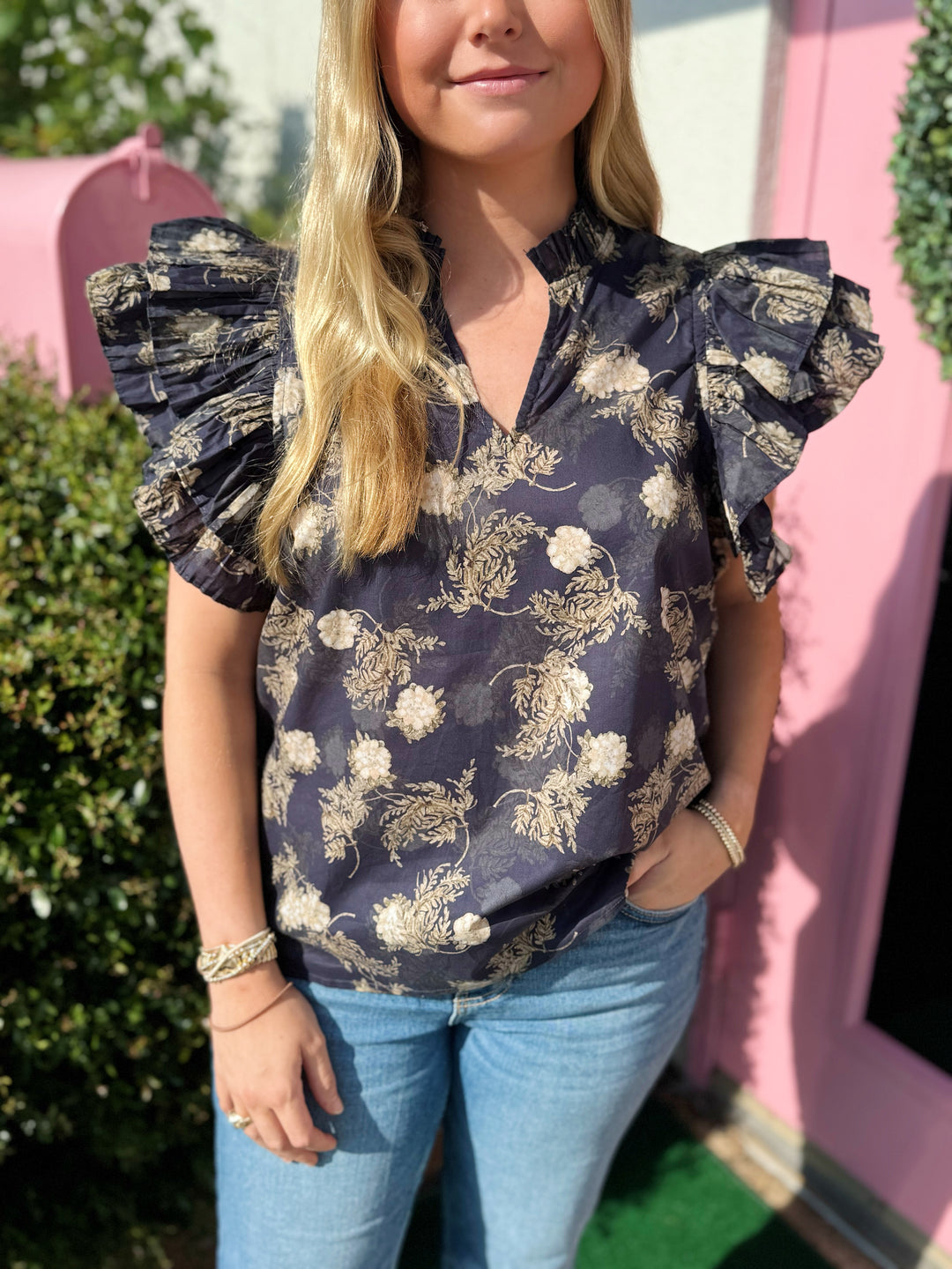 Vintage Floral Top