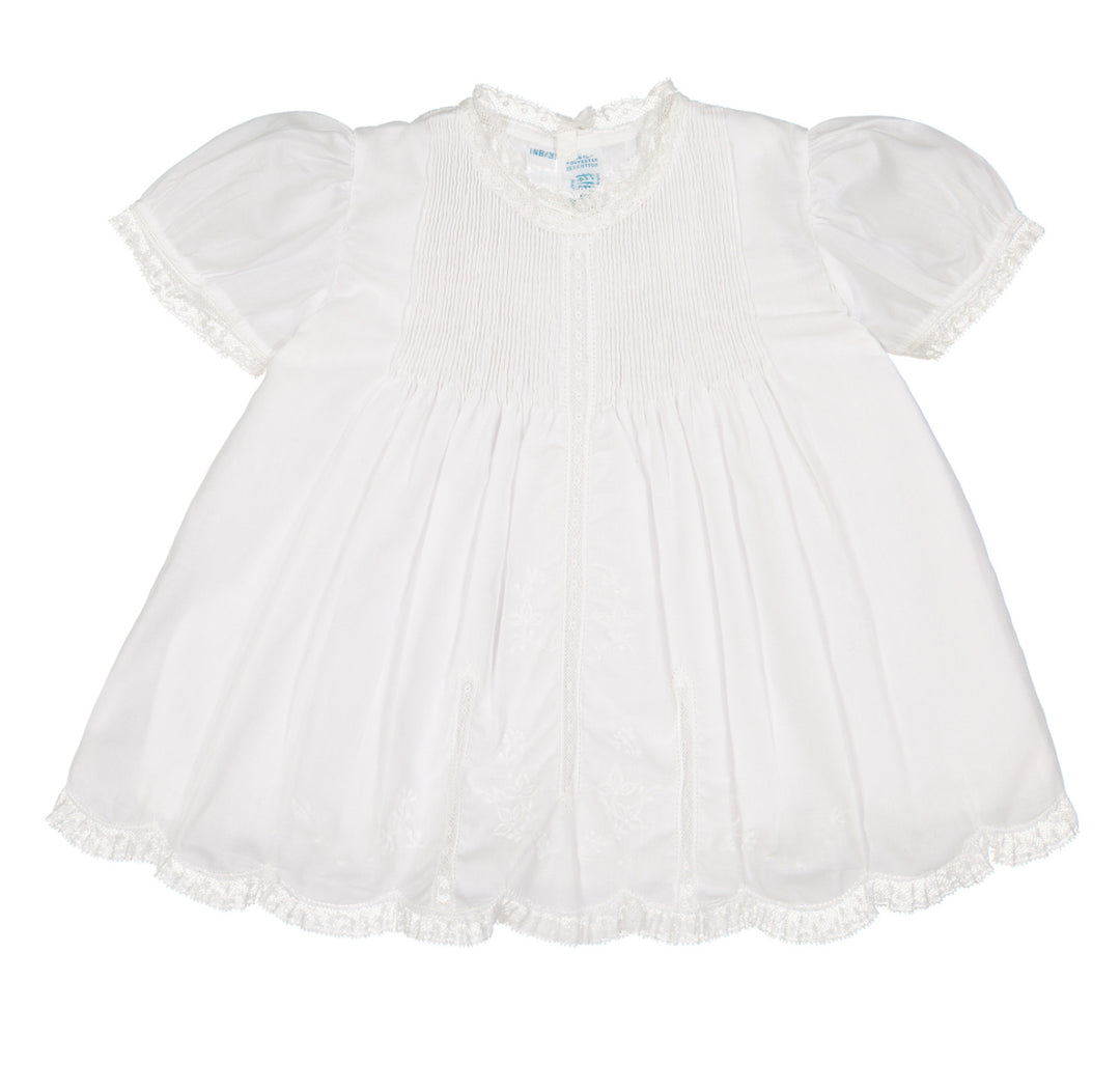 Lace Trim Slip Dress by Feltman white 