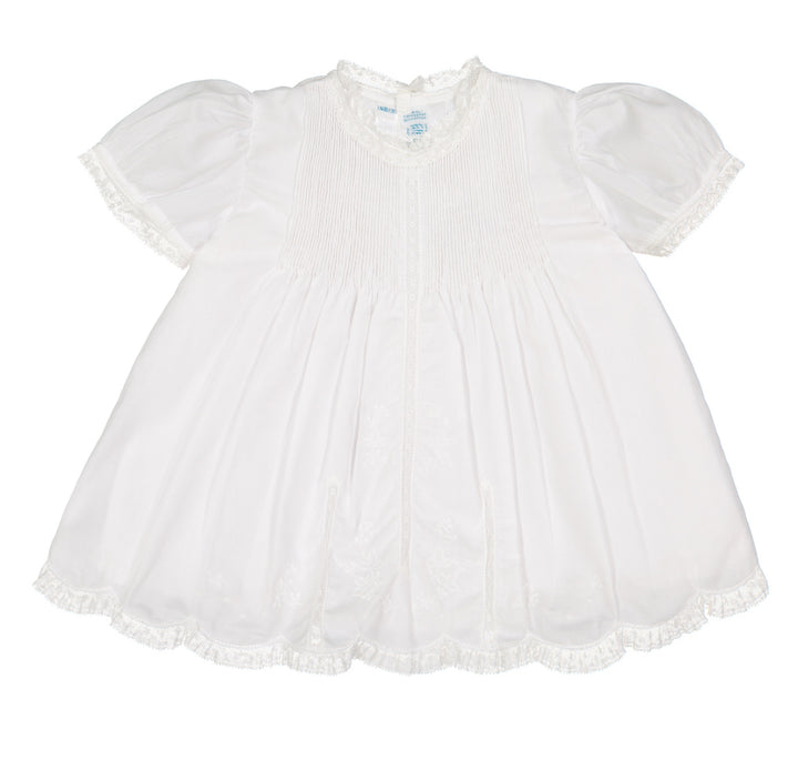 Lace Trim Slip Dress by Feltman white 