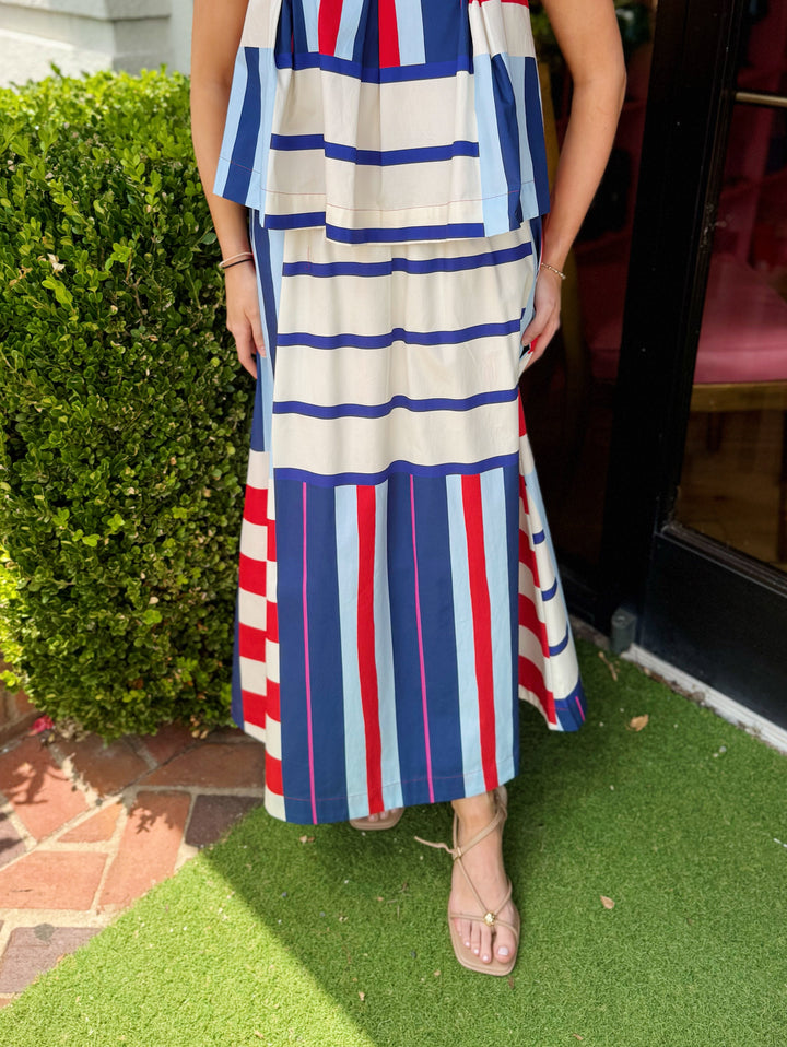Danny Skirt in Maritime Skirt Alden Adair