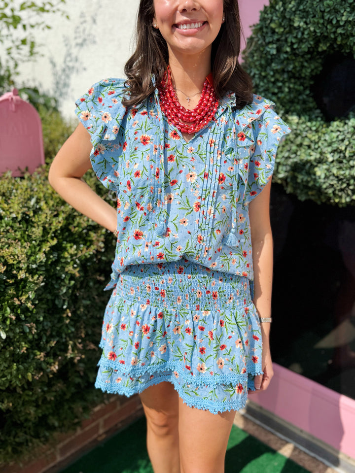 Elora Ruffled Skirt Set
