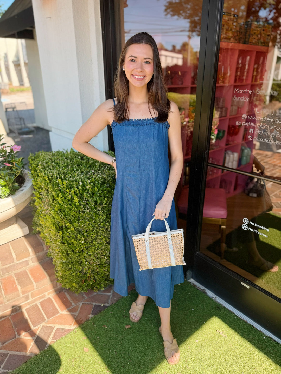 Remi Denim Midi Dress
