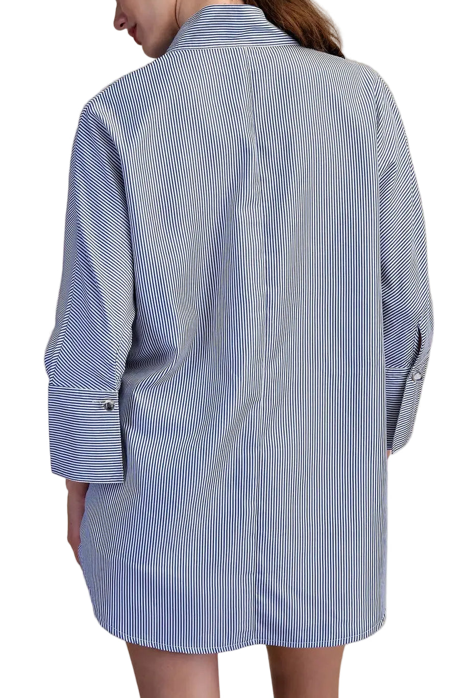 Barbara Stripe Shirt in Navy