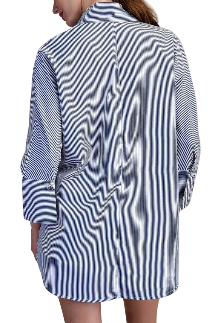 Barbara Stripe Shirt in Navy